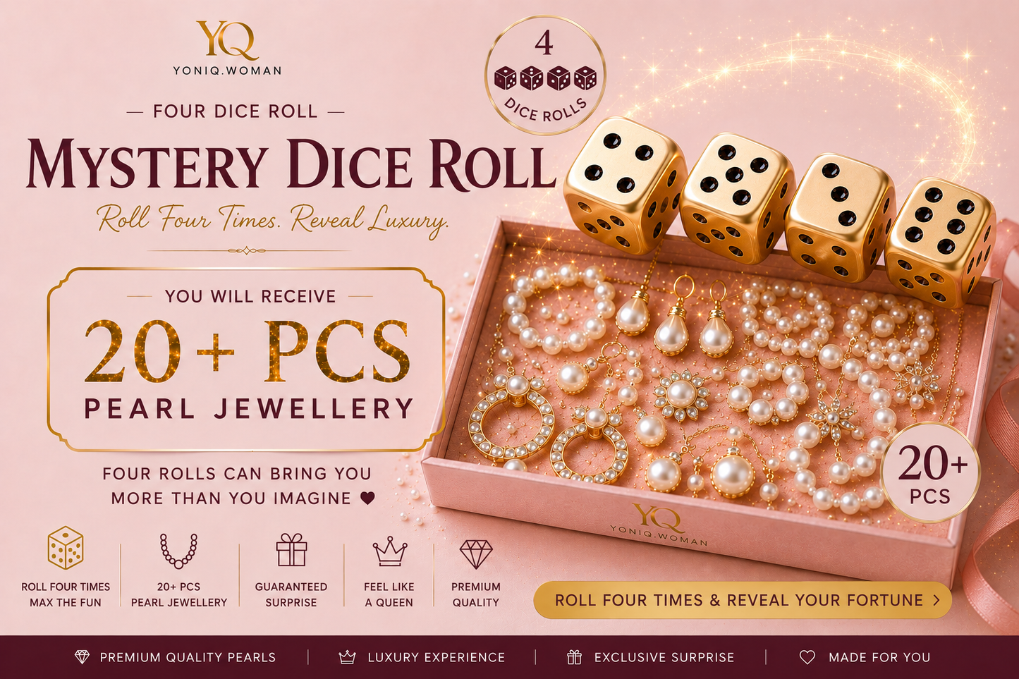 Four Dice Roll – Mystery Jewellery