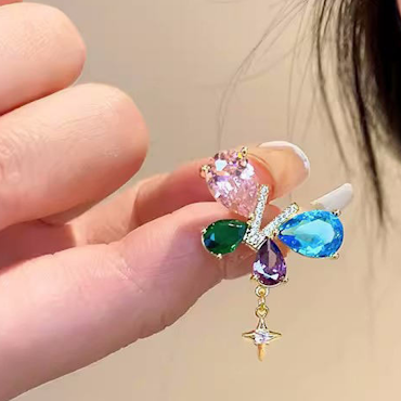 Elegant Butterfly Shaped Stud Earrings