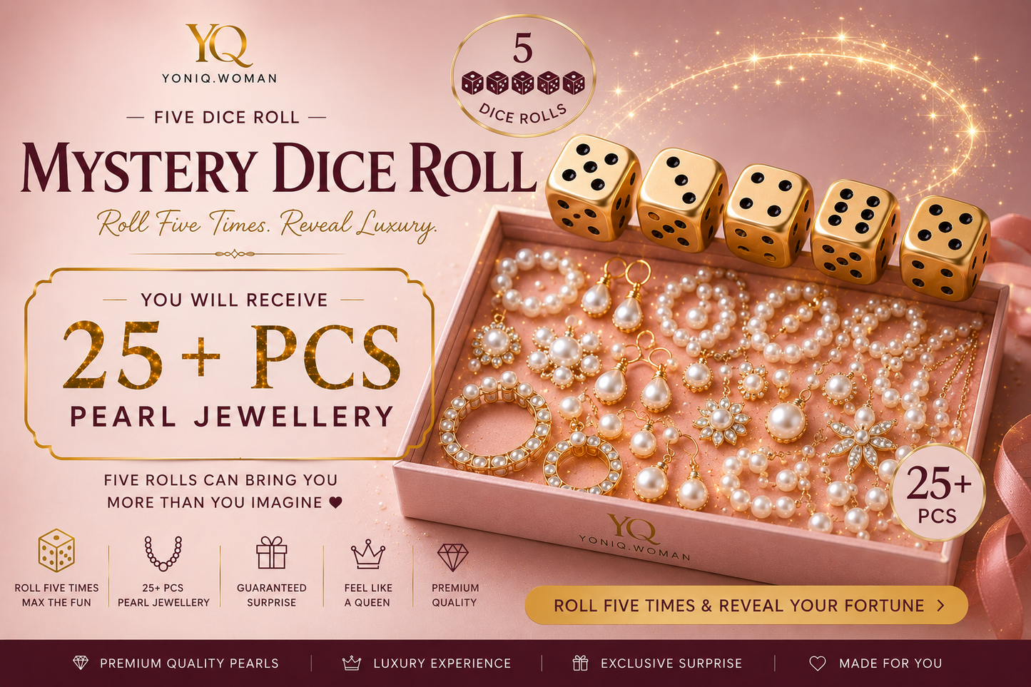 Five Dice Roll – Mystery Jewellery