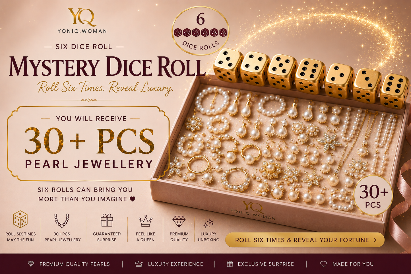 🎲 Six Dice Roll – Mystery Jewellery