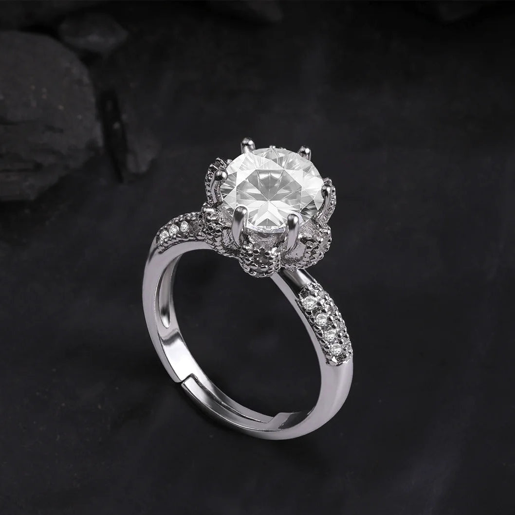 YQ Promise Solitaire Moissanite Ring