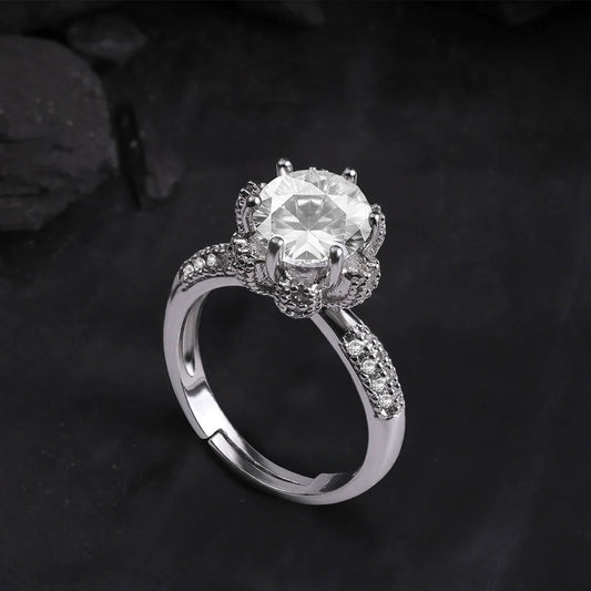 YQ Promise Solitaire Moissanite Ring